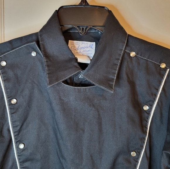 Rock mountain Vintage Ranch Wear Rodeo Tru West 15.5 made in USA - Picture 4 of 14